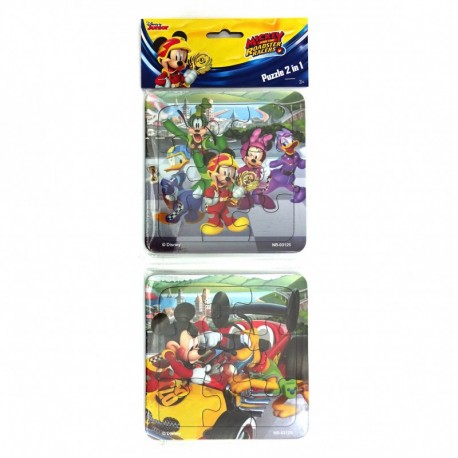 Puzzle 2 in 1 Mickey and the Roadster Racers