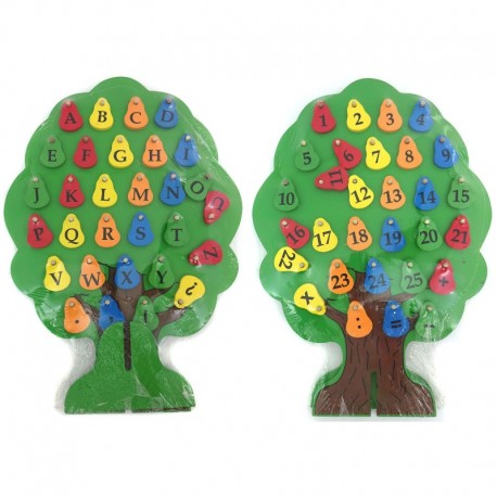 Wooden Tree Alphabeth & Number