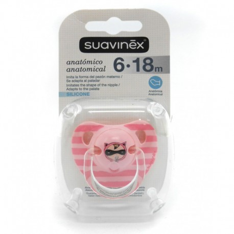 Dot Suavinex 6-18m - Tema Superhero Pink