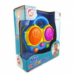 Happy Toon Baby - Mini Musical Drum - Mainan alat musik drum mini