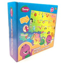 Barney Alphabet Write-On Floor Puzzle