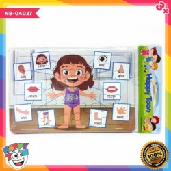 Puzzle Regular - I Know My Body - Bagian Tubuh