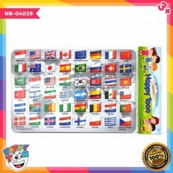 Puzzle Regular - Flag of the World - Bendera Dunia