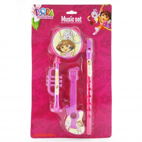 Dora Music Set - Maracas, Guitar, Tambourine, Flute