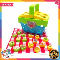 Delicious Picnic Basket - Mainan Keranjang Piknik Shape - NB-03894
