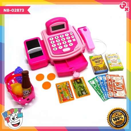 Mainan Cash Register Mesin Kasir dengan Kalkulator Asli NB-02873