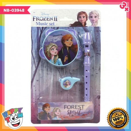Frozen Music Set Flute Tambourine Whistle - NB-03948
