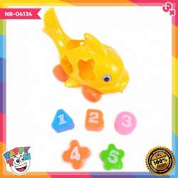 Fish Car Learning Shape Mainan Ikan Belajar Bentuk NB-04134