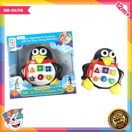 Early Learning Penguin Pal - Mainan Baby Belajar Bentuk Angka Huruf - NB-04116