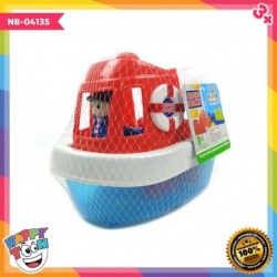 Block Games Boat Toy - Mainan Perahu Blok Lego - NB-04135
