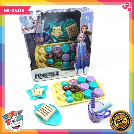 Frozen Sweet Desert Set Cookie Chocolate Toys Mainan Makanan Penutup NB-04313