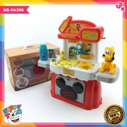 Mickey Pluto Grooming Toy Mainan Salon Tas Koper NB-04396
