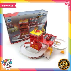 Fire Engine Parking Lot Toy Mainan Mobil Parkir Pemadam kebakaran NB-04405