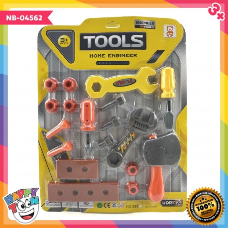 Tools Home Engineer Mainan Peralatan Tukang NB-04562