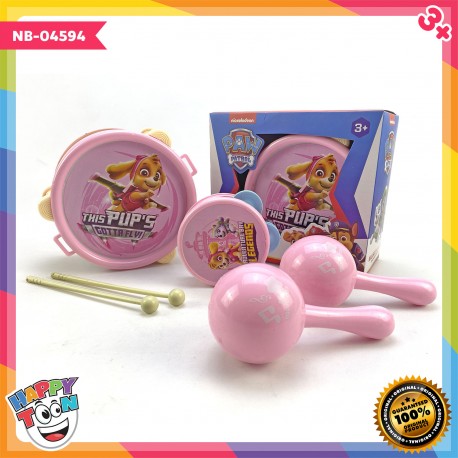 Mainan Alat Musik Drum Gendang Paw Patrol NB-04594