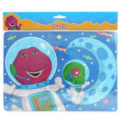 Puzzle Large Barney Space - Mainan Puzzle Barney