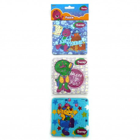 Puzzle 3 in 1 Barney Play Pretend - Mainan Puzzle Barney