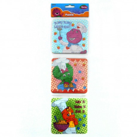 Puzzle 3 in 1 Barney Chef - Mainan Puzzle Barney