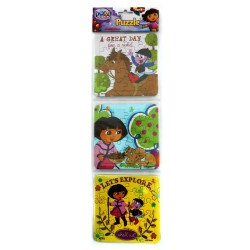 Puzzle 3 in 1 Dora Fairytale- Mainan Puzzle Dora