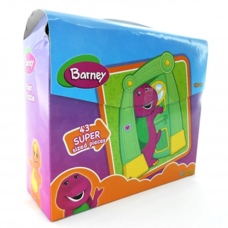 Character Puzzle Barney Super Size - Mainan Puzzle Lantai Barney