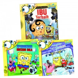 Paket Story Book SpongeBob: SpongeBob Bintang Bola, Pelarian Yang Hebat, Ibu Terbaik