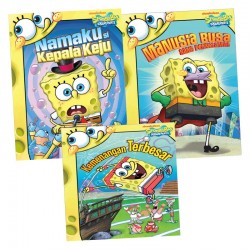 Paket Story Book SpongeBob: Namaku si Kepala Keju, Manusia Busa Sang Penyelamat, Kemenangan Terbesar